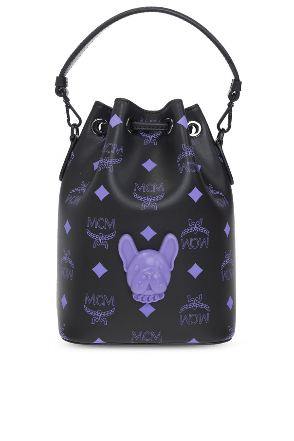 Mcm rabbit hotsell drawstring bag